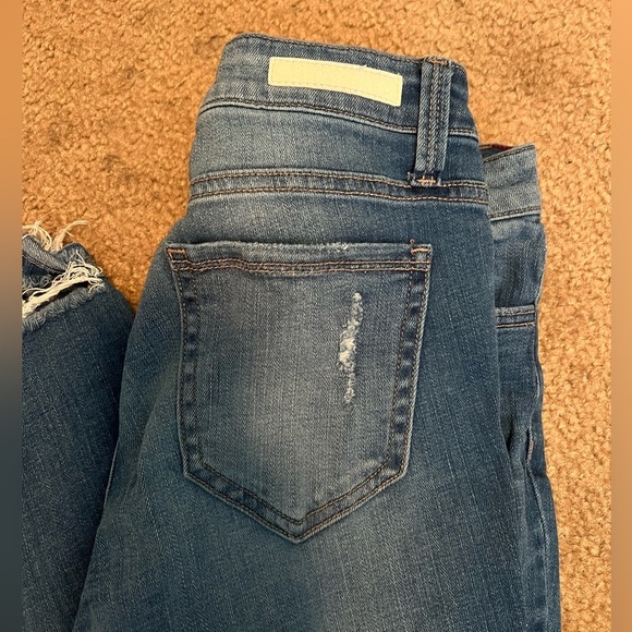 Cello Stylish Blue Distressed Jeans Women’s size 9 - Picture 2 of 8